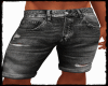 Dark Gray Jean Shorts