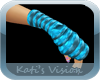 Blue Arm Warmers