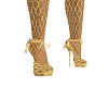 GOLD METALIC HEELS