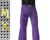 Pants Snake Skin Purple