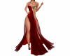 Red and golden dress