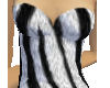 [TB] Zebra Fur Dress