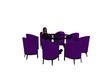 Purple table n chairs