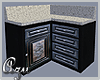 Black Corner Cabinet
