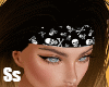 SKULL BLACK BANDANA SS