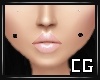 (CG) Cheek Piercings Blk
