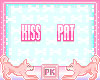 {M} Kiss and Pat badges