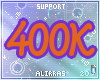 -Ali; 400K Support