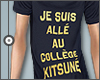 d| Kitsuné Navy Tee