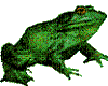 large animated frog