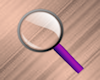 Purple Magnifying Glass