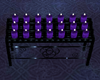 Purple Candle Stand