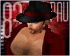 Black/red hat