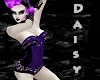 Purple bulesque corset