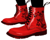 Red Doc Martens Boot