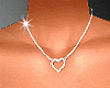 Aria WGold Hrt Necklace