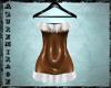 ^AZ^Fur Dress-Chocolate