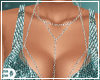Teal Disco Chain Top