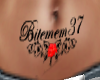 Bite Belly Tattoo