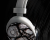 white headphones