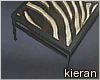 -K- Zebra coffee table