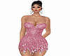 pink sequins dress