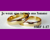 Que tu sois ma femme