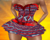 Red Ribbons Dress Teka