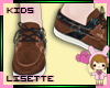 kids brown stylish shoes