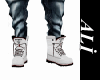A /white boots