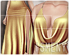 [Is] Satin Gown Gold