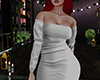 Luxury White Silk Dress