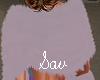 Fur Shawl-Rose
