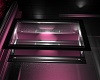 pink glass table