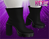 K* Black Gotic Boots