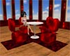 Red Rose Table n Chairs