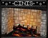 CIN| Brick Fireplace