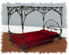 Black Skull Bed-Red