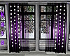 Purple Lit Curtains
