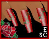`XL Exotic Rose Nails