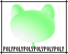 Kitty Balloon Green