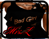 Bad Girl Shirt Black