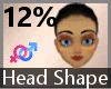 Head Shaper Scale 12% FA