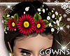 Daisy Crown Red