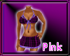 [bswf]pink plaid bikini