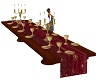 Long royal feast table