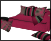 Funky Pink/Black Couch
