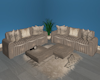 Tropical Point Couch Set