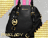 <P>Black MK Bag