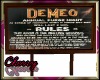 DeMeo Annual Purge Sign 